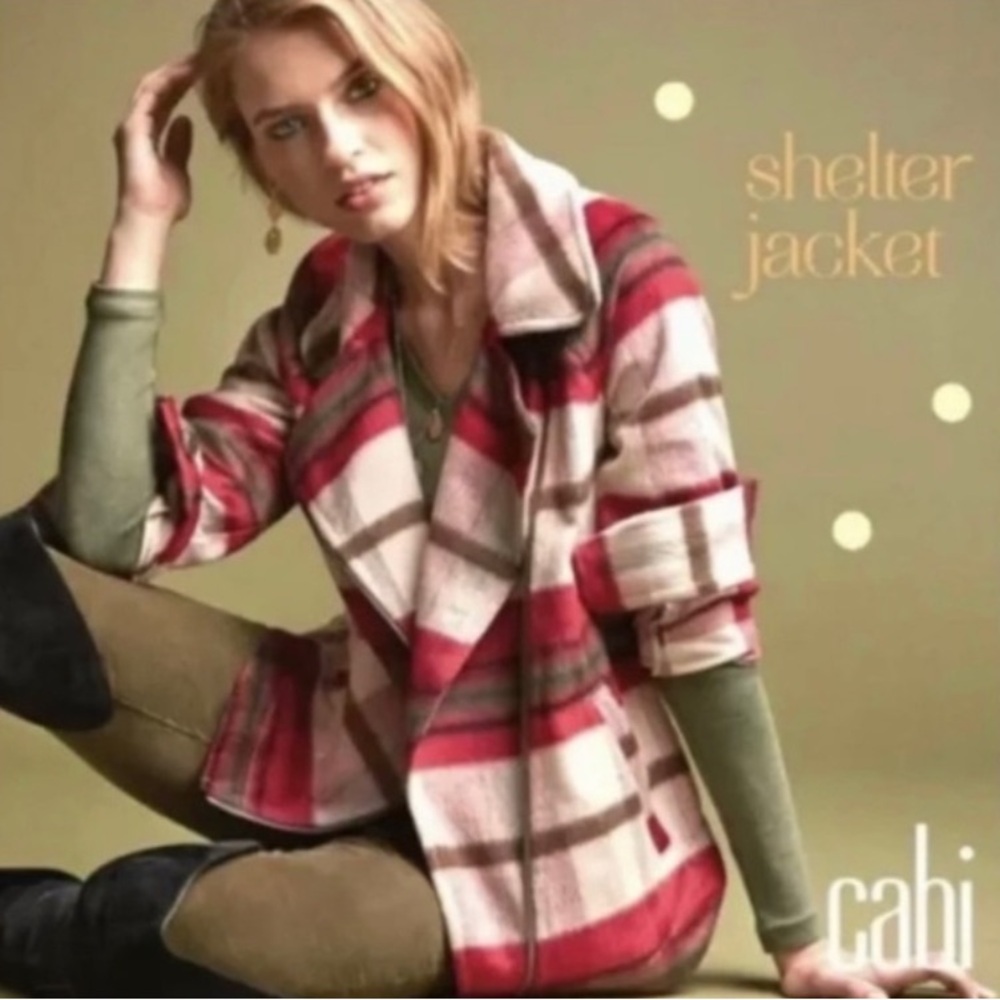 Cabi Shelter Plaid Jacket